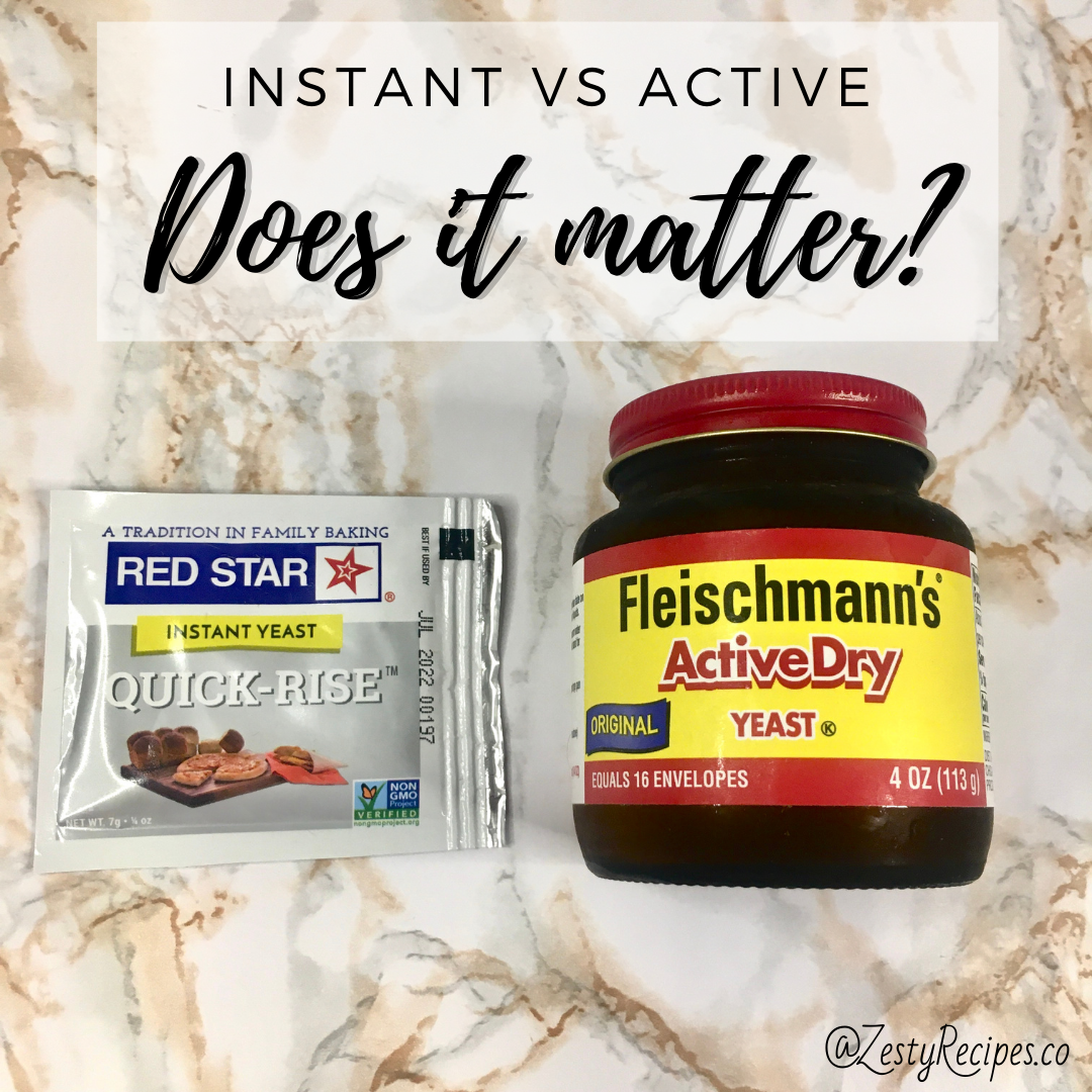 Active Yeast vs Instant Yeast. Does it matter?